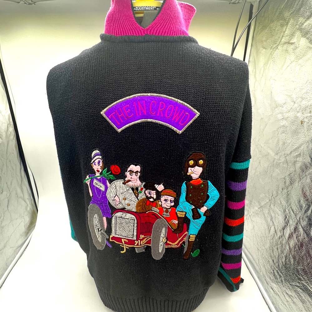 Bonnie Boerer & Company sweater (1980’s) “The In Crowd” - size medium